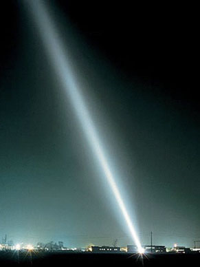 Image of single beam searchlight